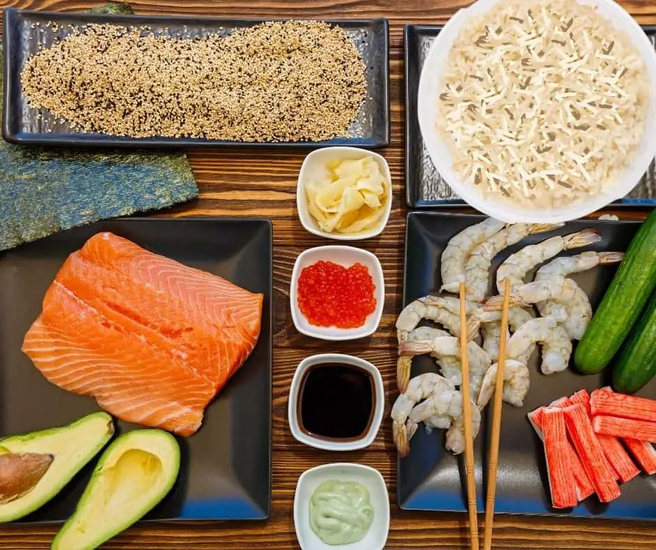 healthy sushi ingredients