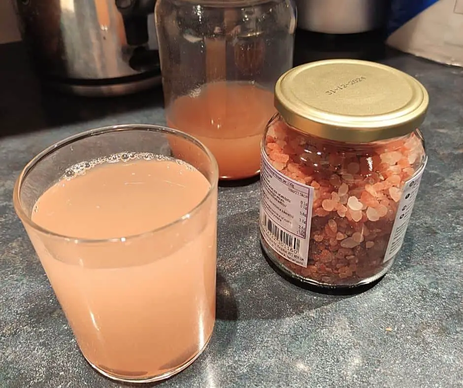 sole water made with Himalayan salt