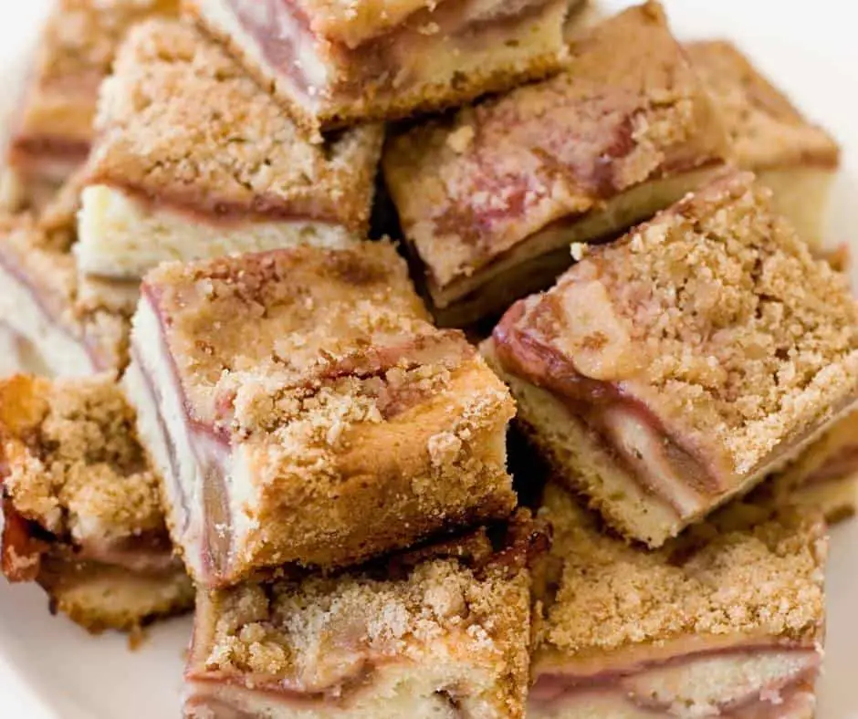 Rhubarb Coffee Cake