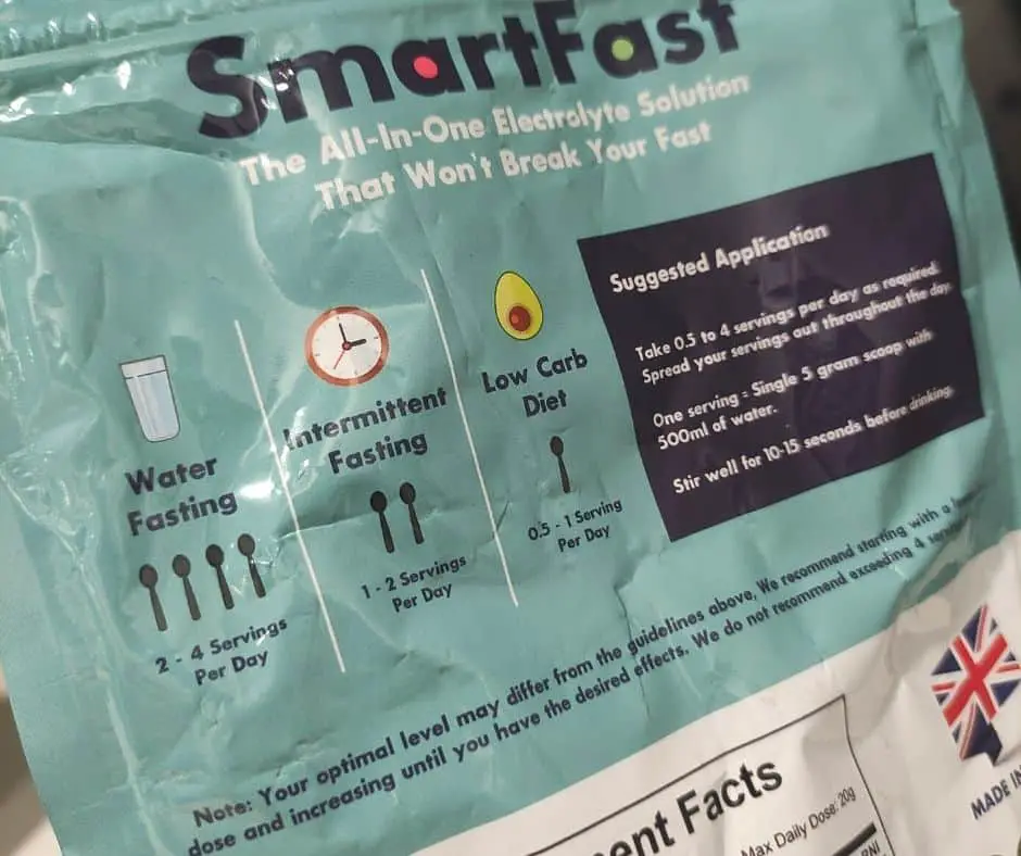 Smartfast powder usage instructions