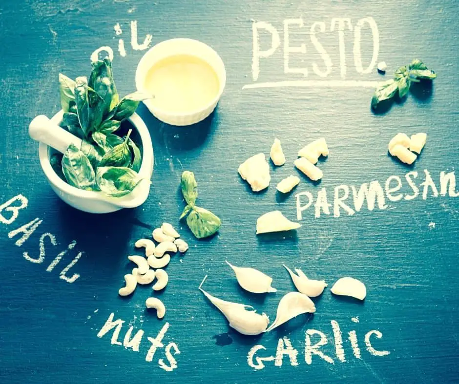 basil pesto ingredients