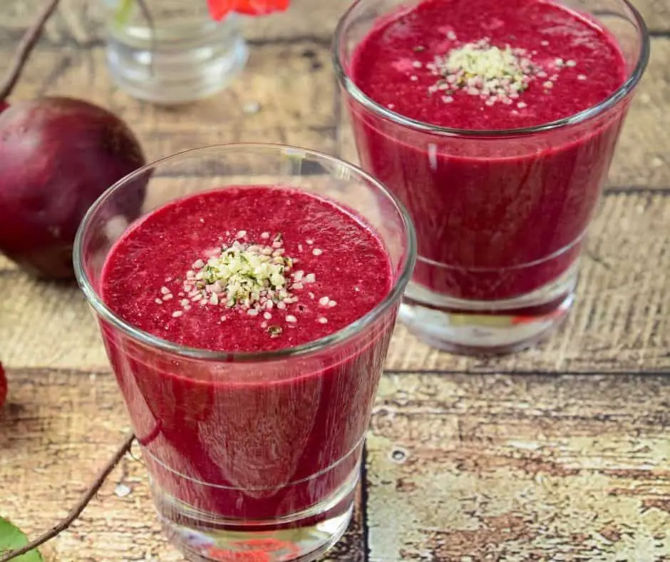 high protein beetroot smoothie