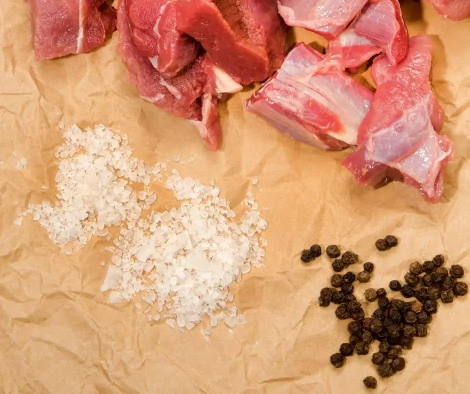 kosher salt for seasoning beef stew