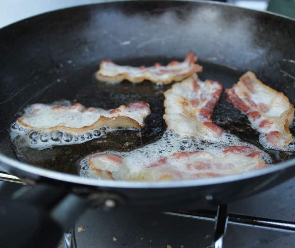 frying bacon without oil