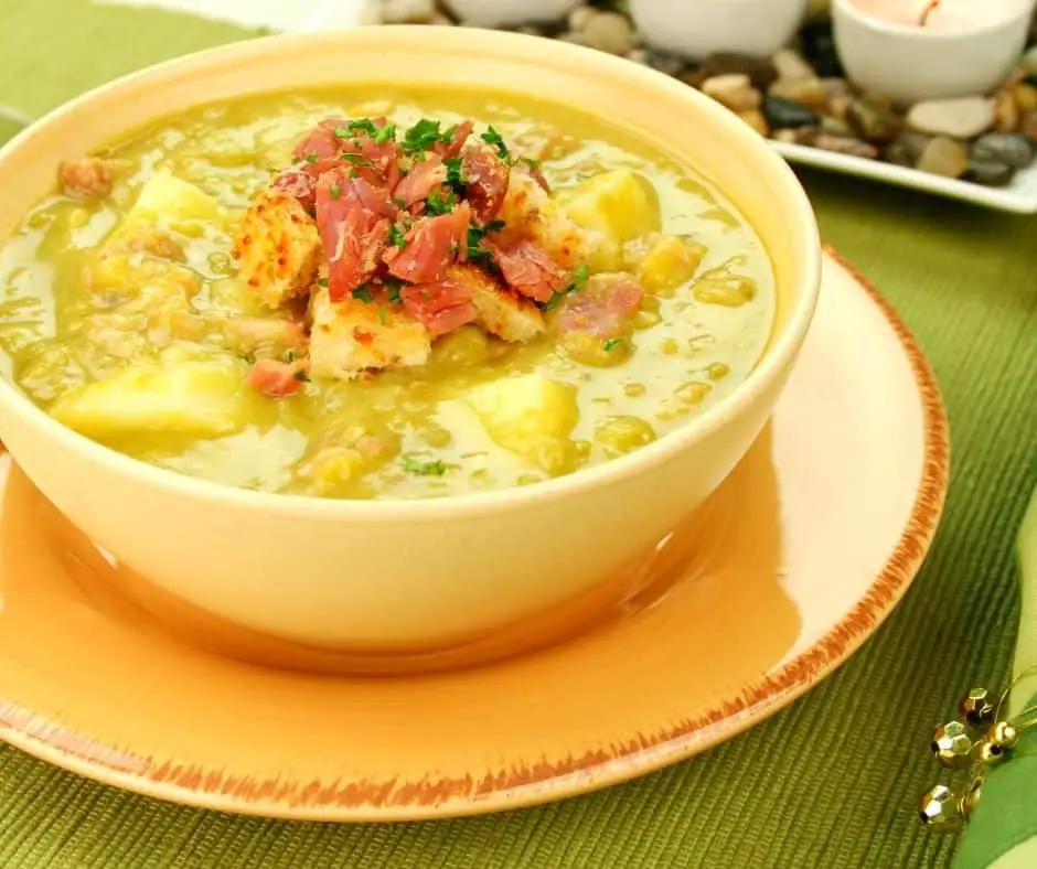 healthy slow cooker split pea soup