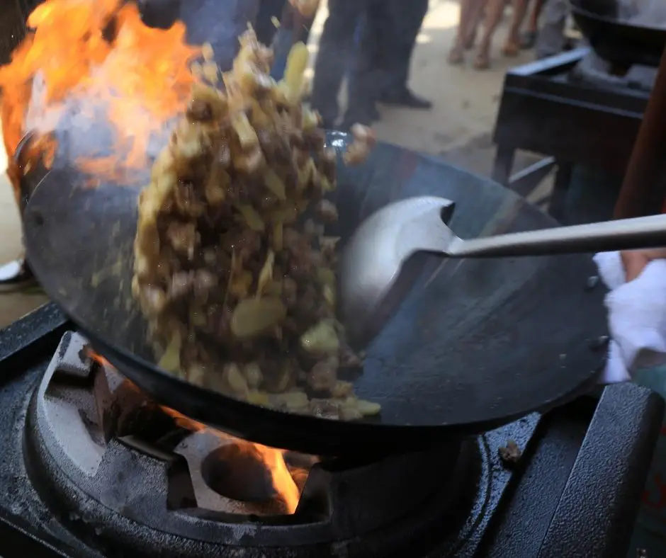 authentic wok technique