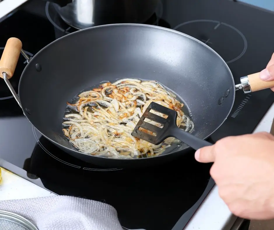 using a wok on an electric stove