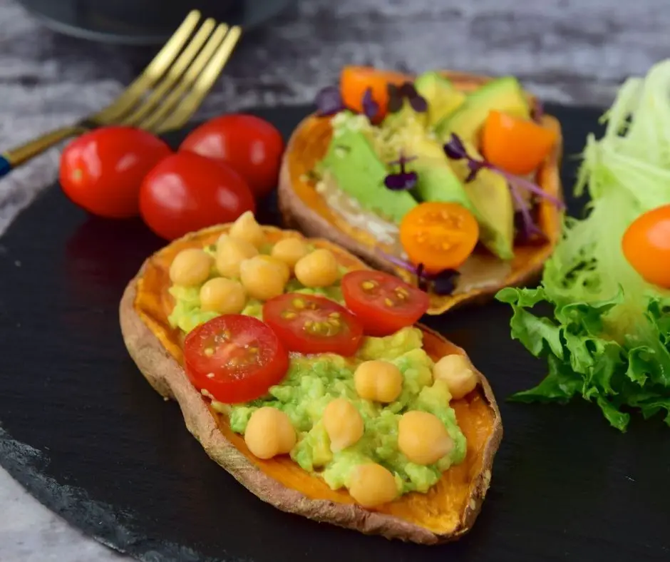 sweet potato avocado toast