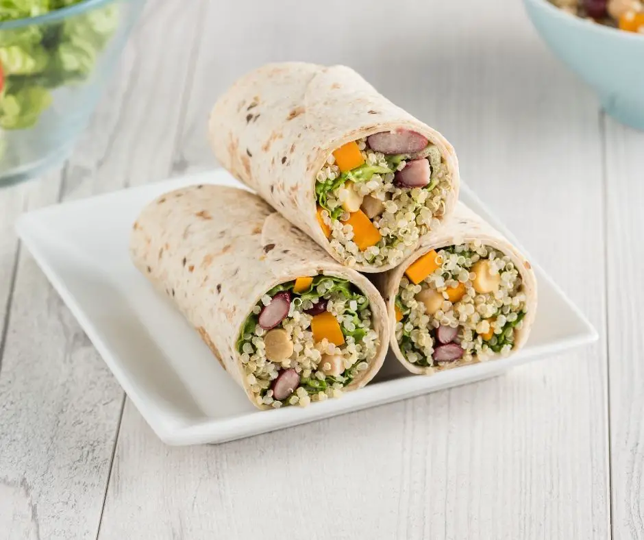 sweet potato avocado wrap