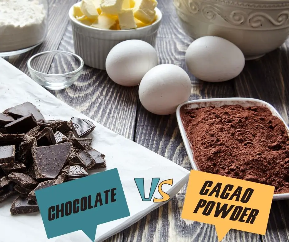 cocoa or cacao powder in baking