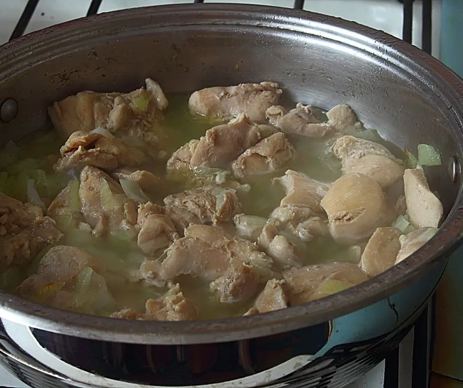 boiling freezer burned chicken