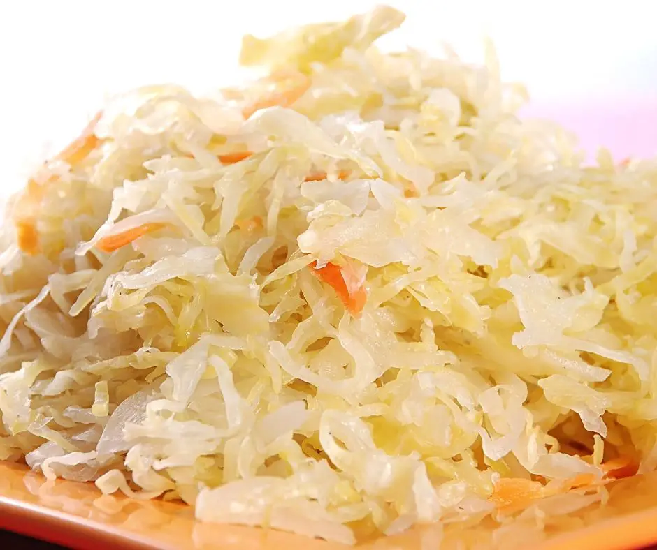 microwaved sauerkraut