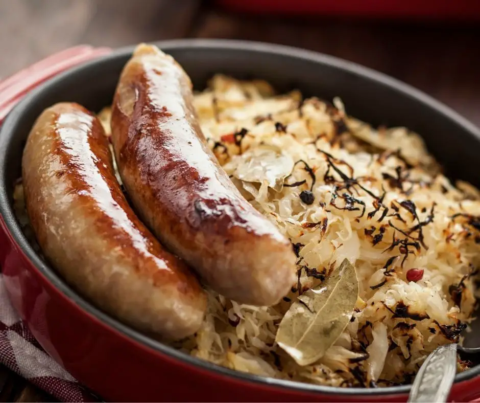 baking sauerkraut in oven