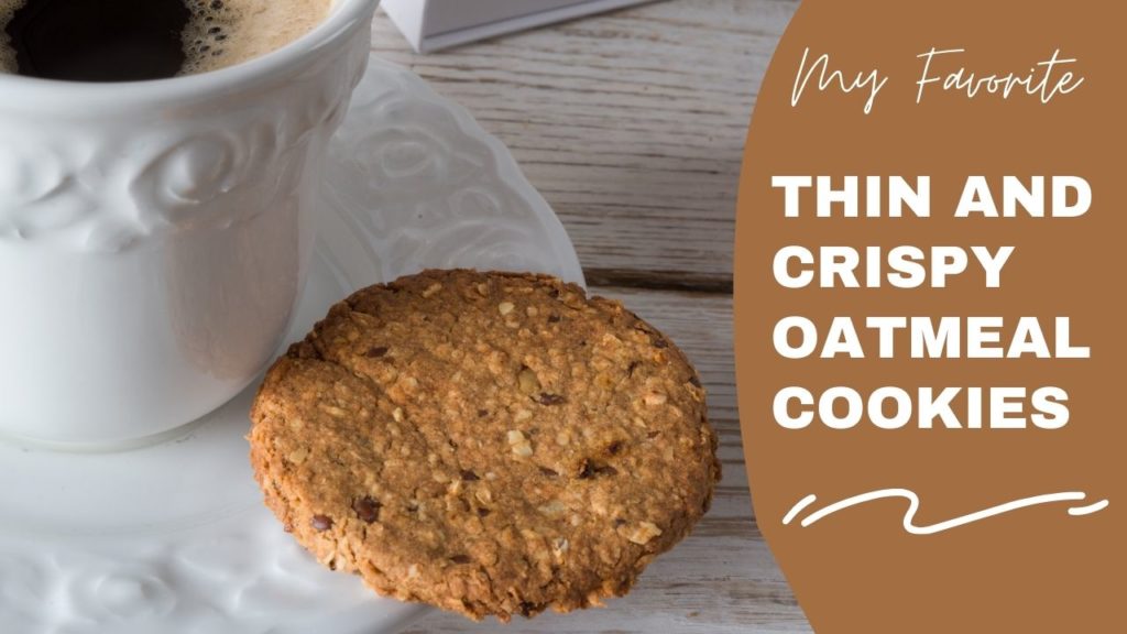 thin crispy oatmeal cookies