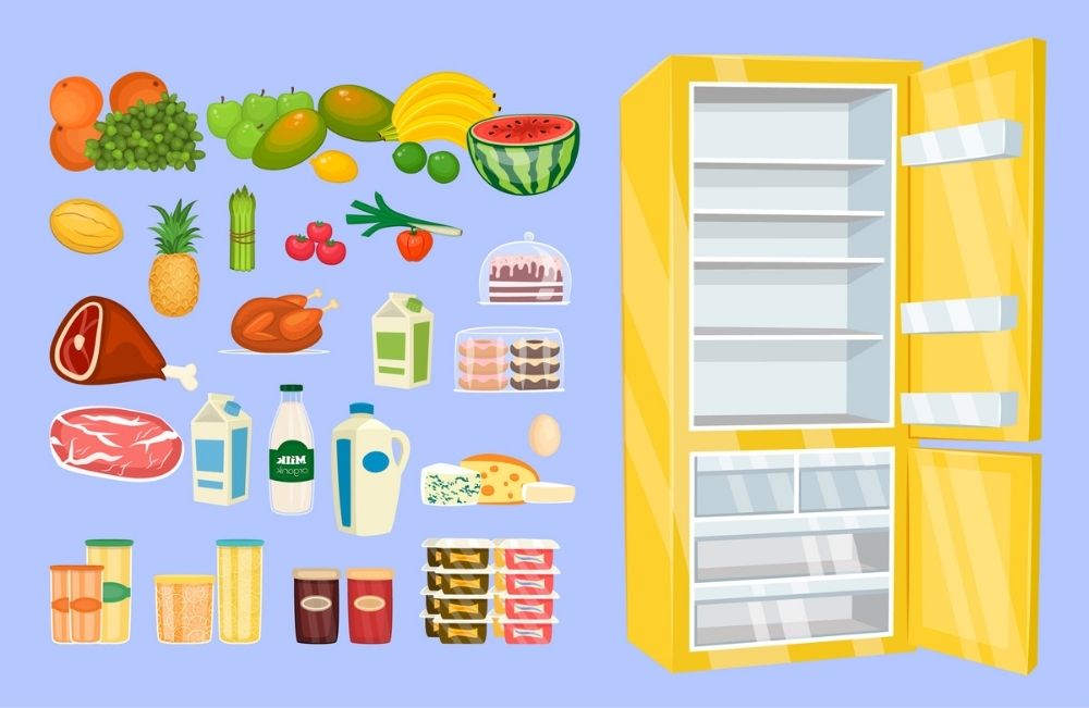 fridge door organization ideas chart