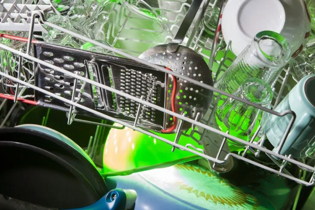 fully loaded dishwasher
