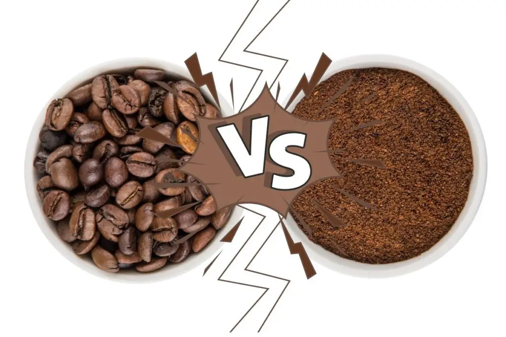 whole bean vs ground coffee