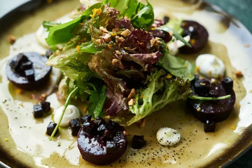 eggplant tossed with olive and served with pesto pasta