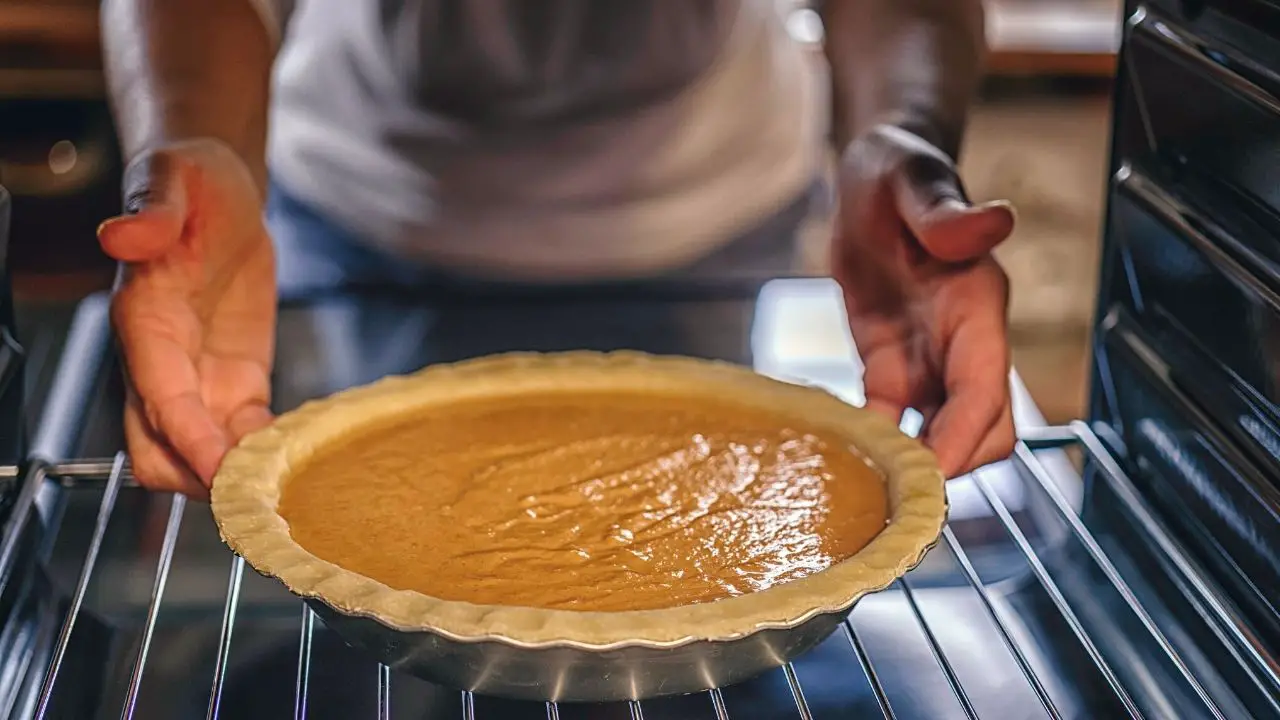 baking pumpkin pie