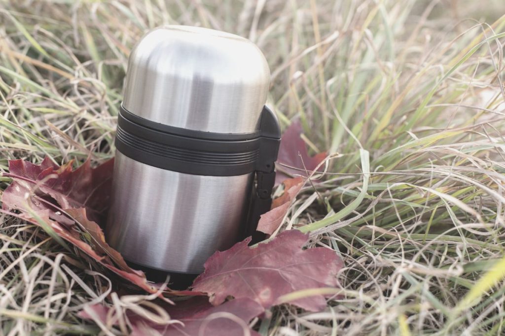 travel flask with cup