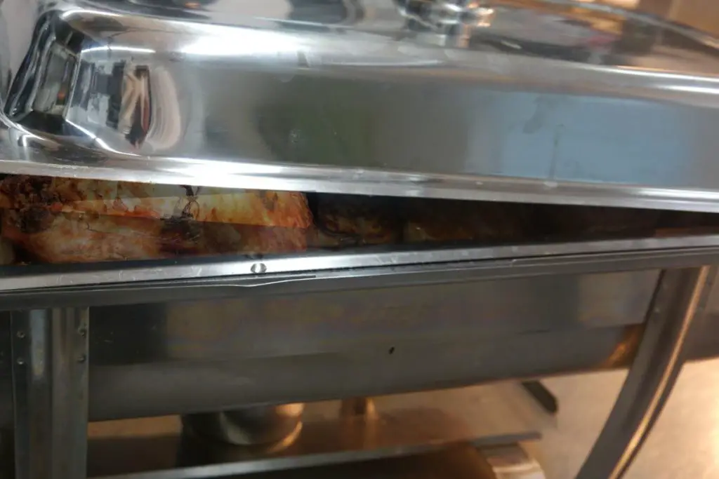 chafing dish for warming turkey