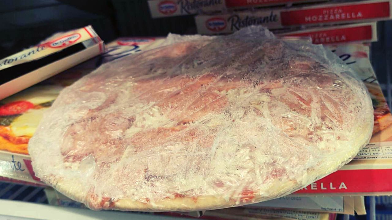 frozen pizza that has gone bad