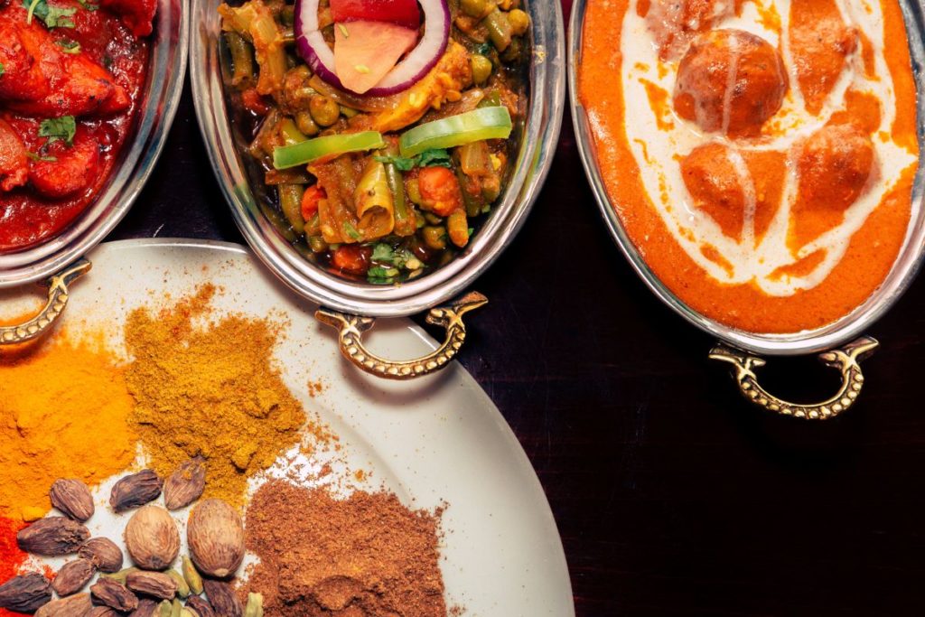 Indian food and spices