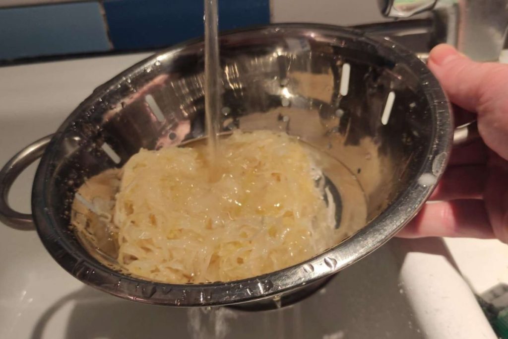 rinsing sauerkraut to reduce sodium