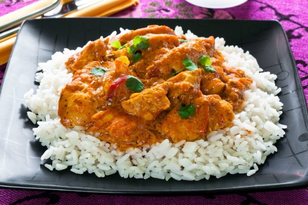 Phaal Curry made with Bhut Naga Jolokia chili