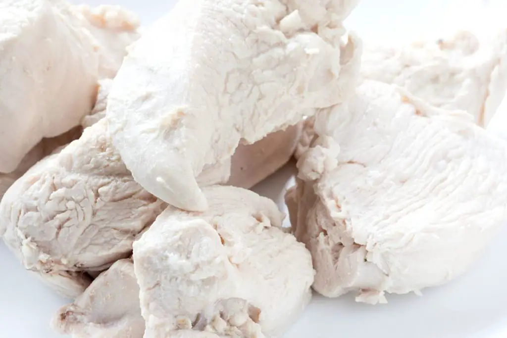 fully cooked chicken texture and color