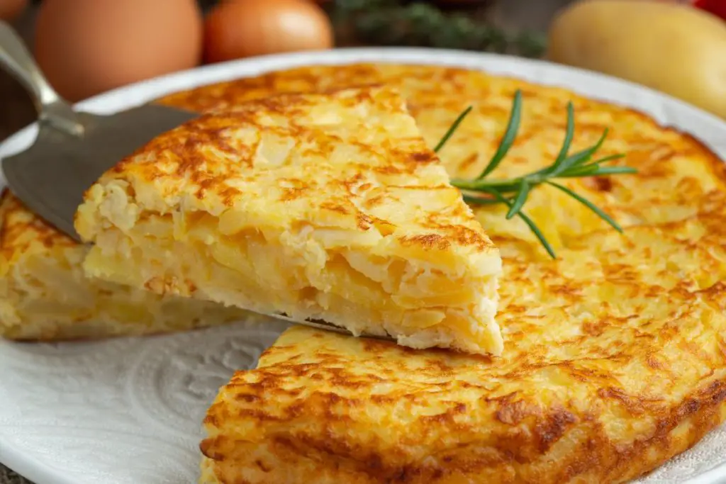 Spanish potato omelette 