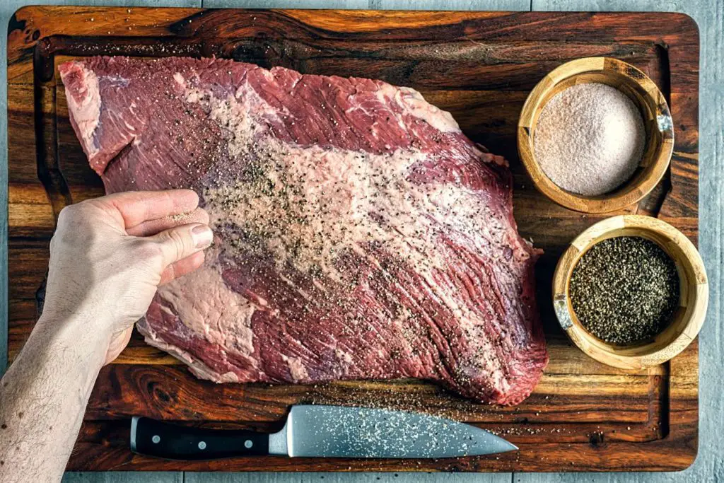 seasoning brisket before smoking