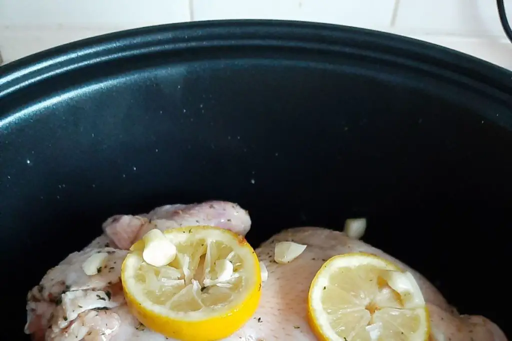 slow cooked chicken