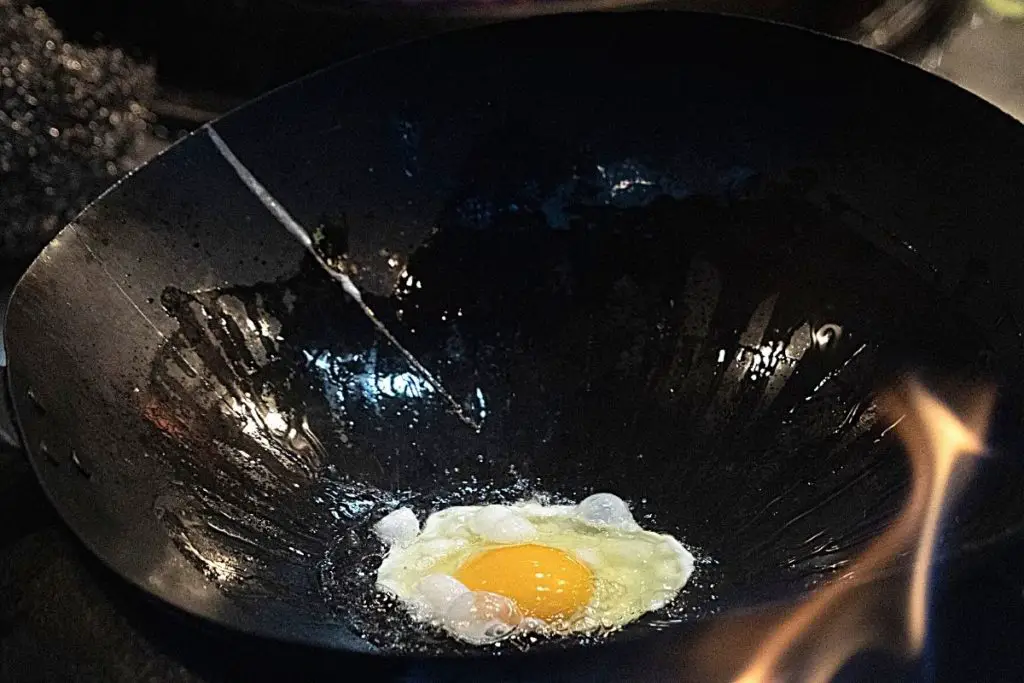 using a wok instead of a frying pan