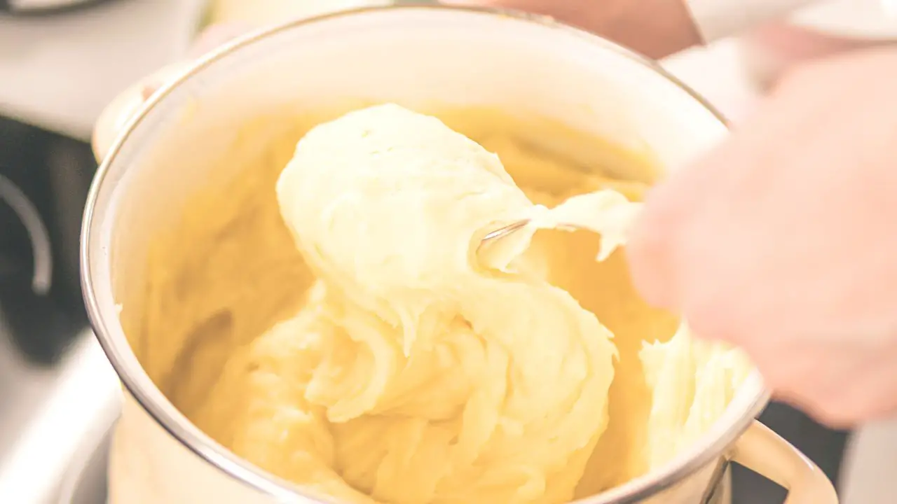 mashed potato with cream cheese
