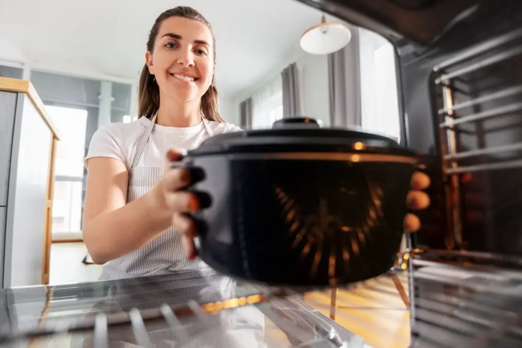 oven safe ceramic casserole dish with a lid 