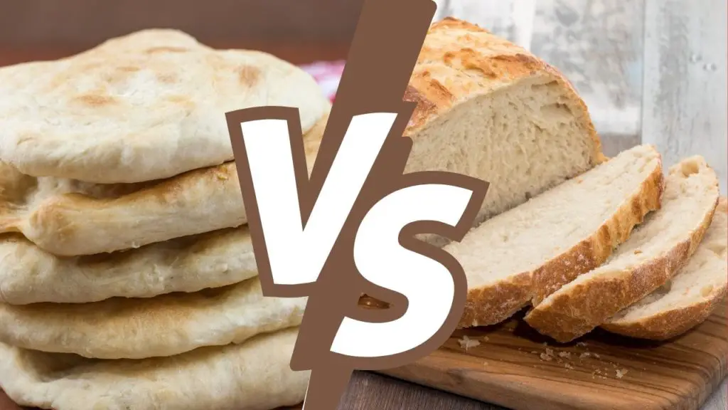 pita bread vs white bread