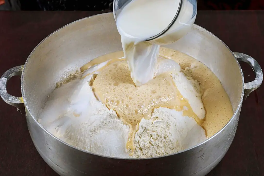 substituting milk powder for milk in baking