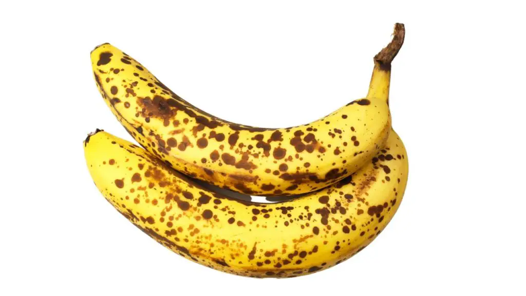 bananas with brown spots