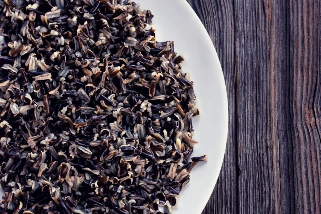 boiled wild rice