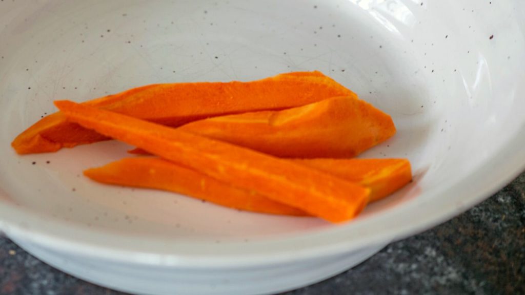 uncooked sweet potato