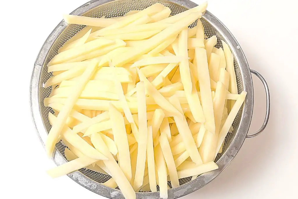 how to double fry French fries