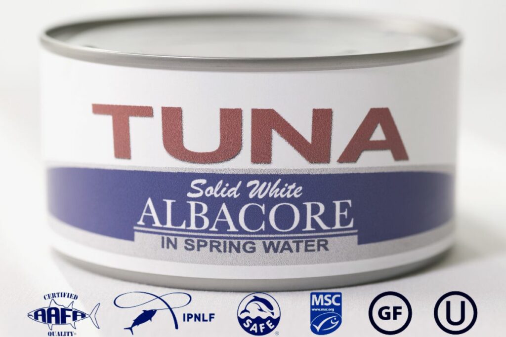 canned Albacore tuna
