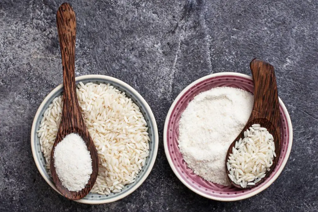 rice and rice flour