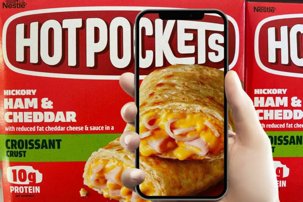 ham and cheese hot pocket in the box