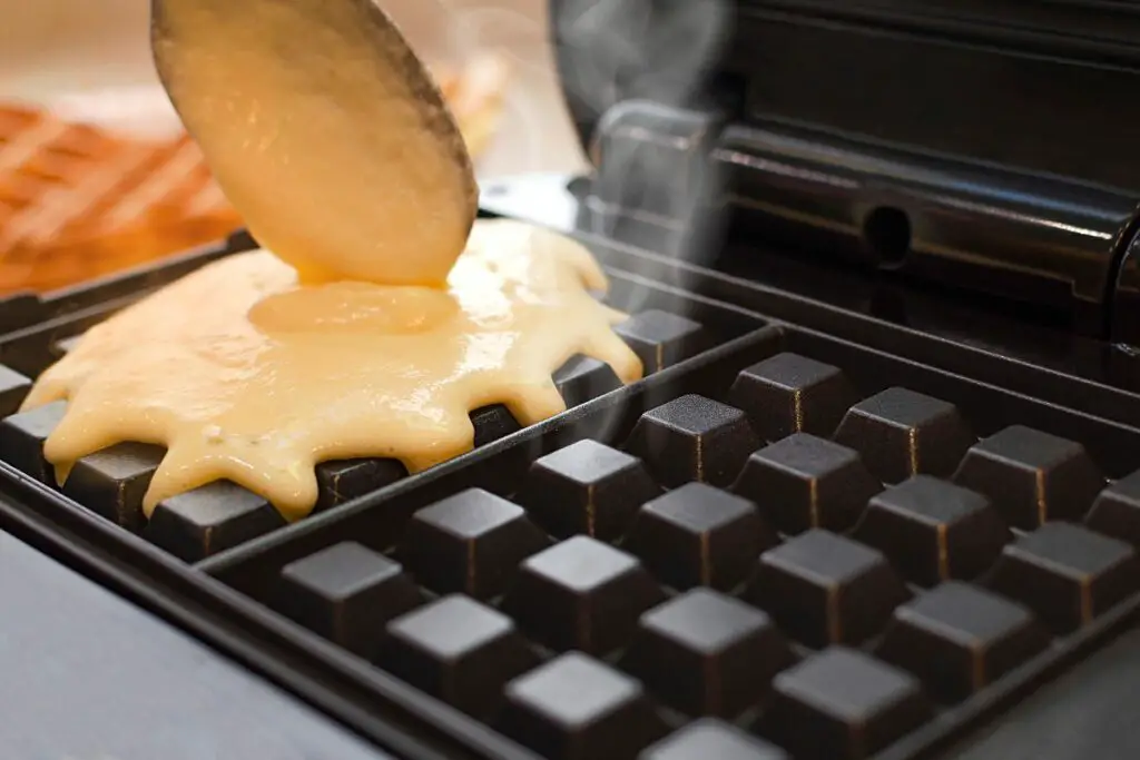 hot waffle iron