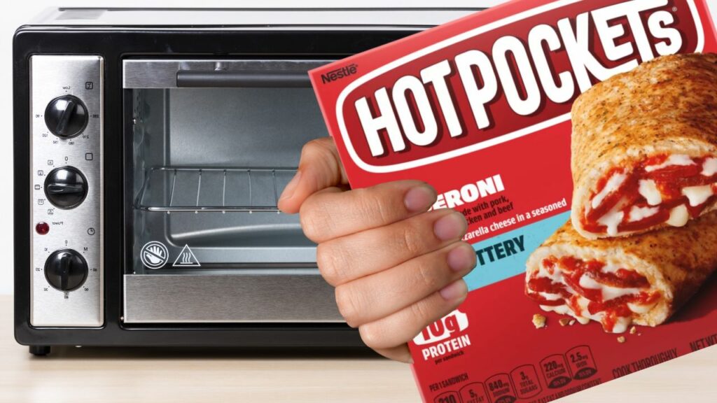 cooking hot pocket in toaster oven