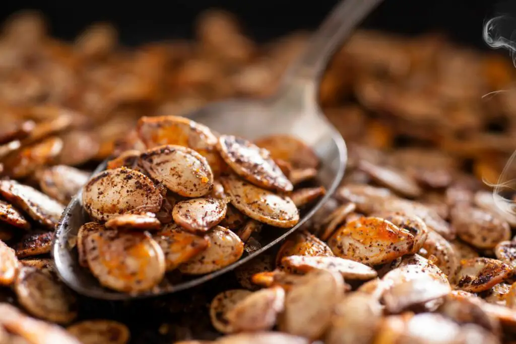 air fryer roasted pumpkin seeds