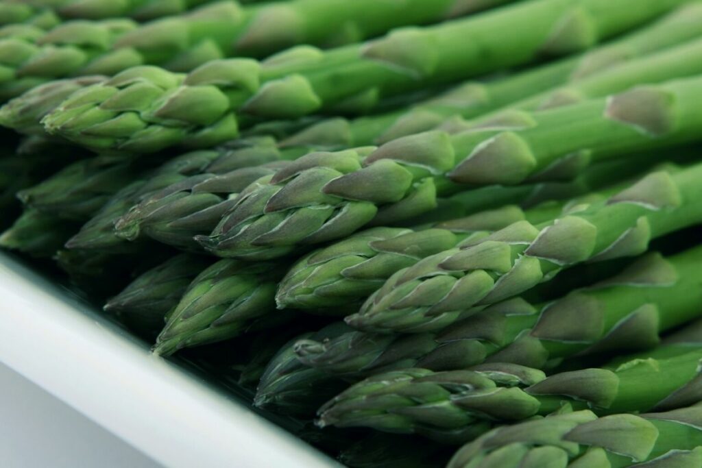 fresh asparagus tips