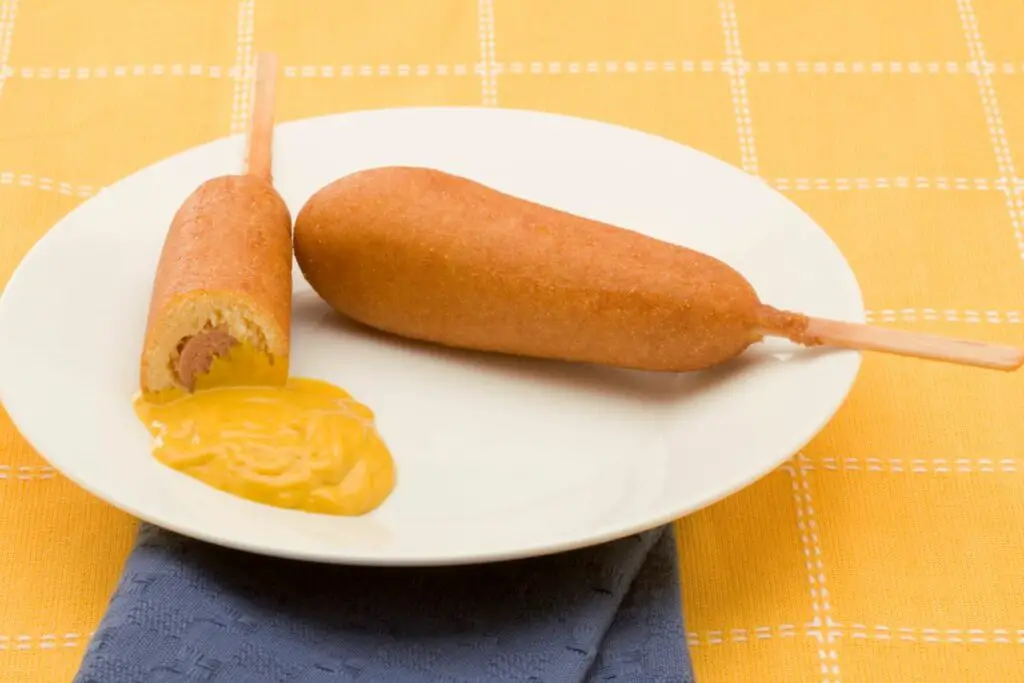 storing cooked corn dogs
